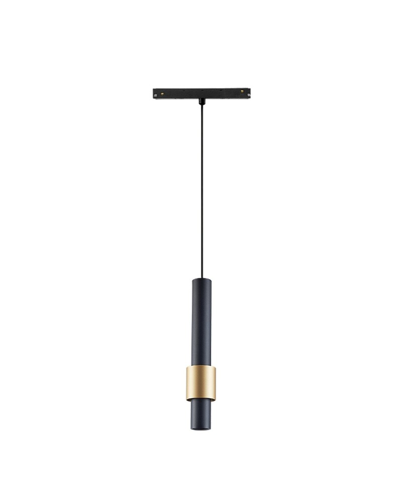 MAGNETO * COLGANTE 7W NEGRO/ORO 4000K